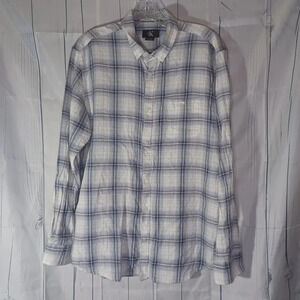 Calvin Klein 100% cotton mens  button-down shirt